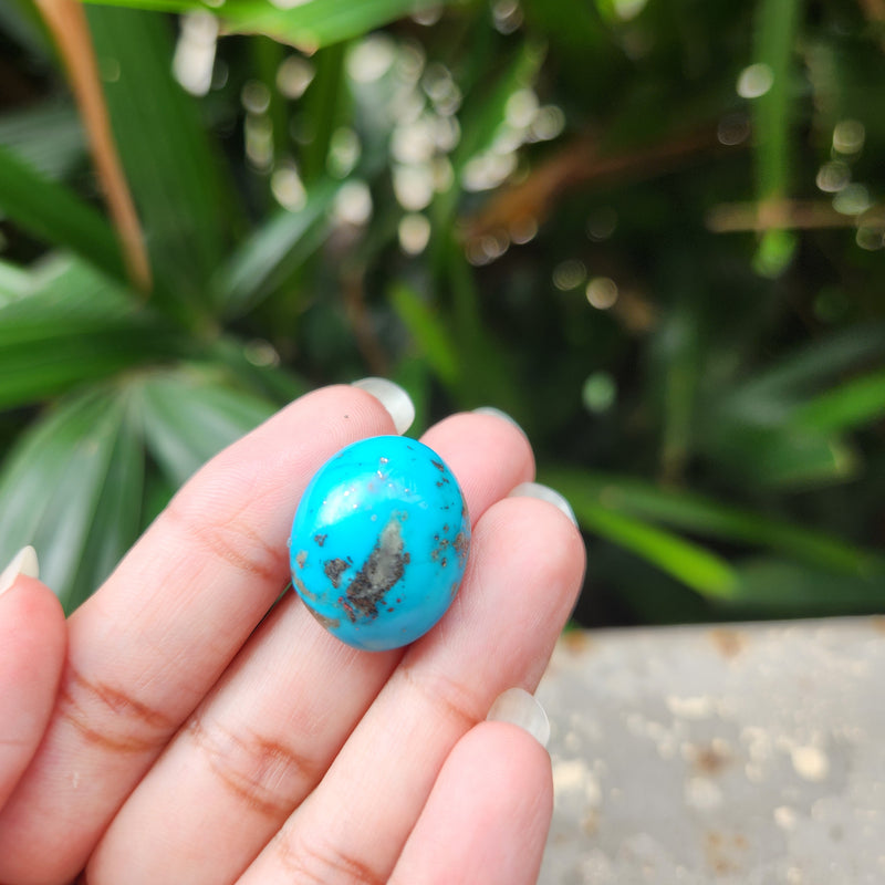 Irani Firoza Turquoise Stone- 22.21 Carat