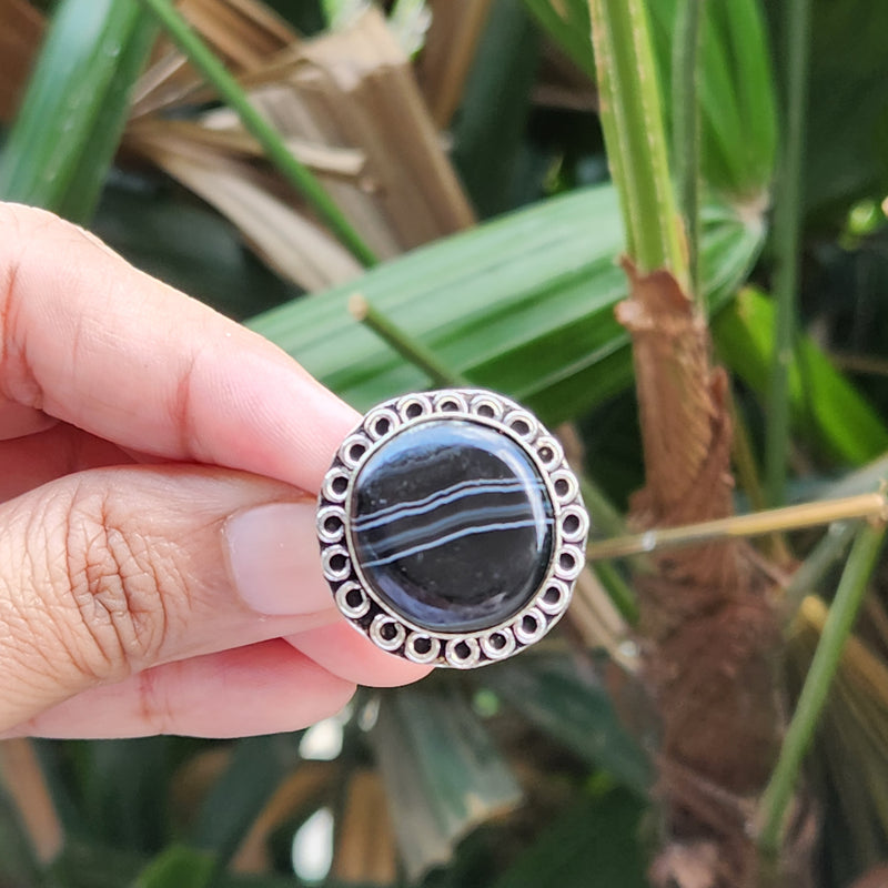 Certified Sulemani Hakik Adjustable Rings- Design 30