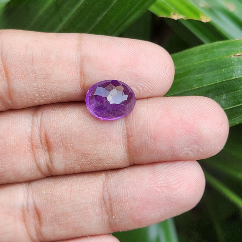 Certified Amethyst Gemstone from Brazil - 5.97 Carats