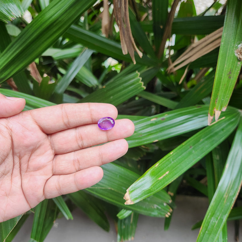 Certified Amethyst Gemstone from Brazil -6.65 Carats