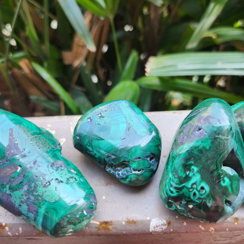 Rough Malachite Free Forms
