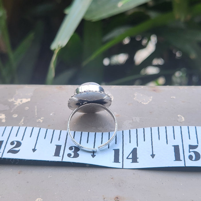 Certified Clear Quartz Adjustable Rings- R2