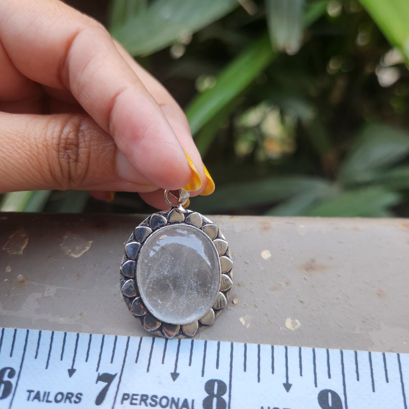 Certified Clear Quartz Pendant without Chain - PD2