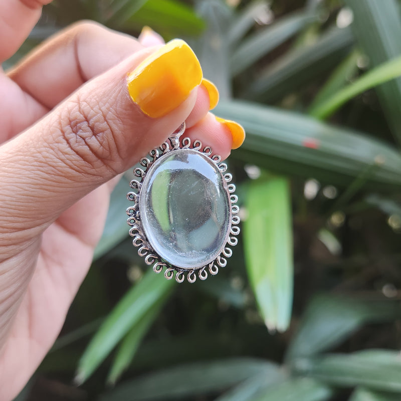 Certified Clear Quartz Pendant without Chain - PD9