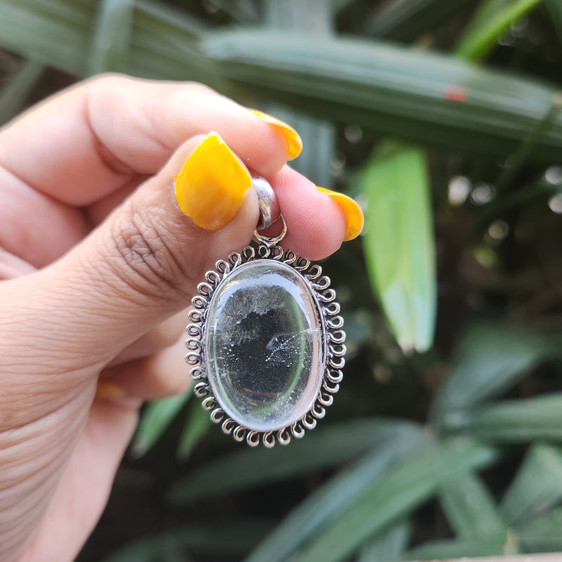 Certified Clear Quartz Pendant without Chain - PD10