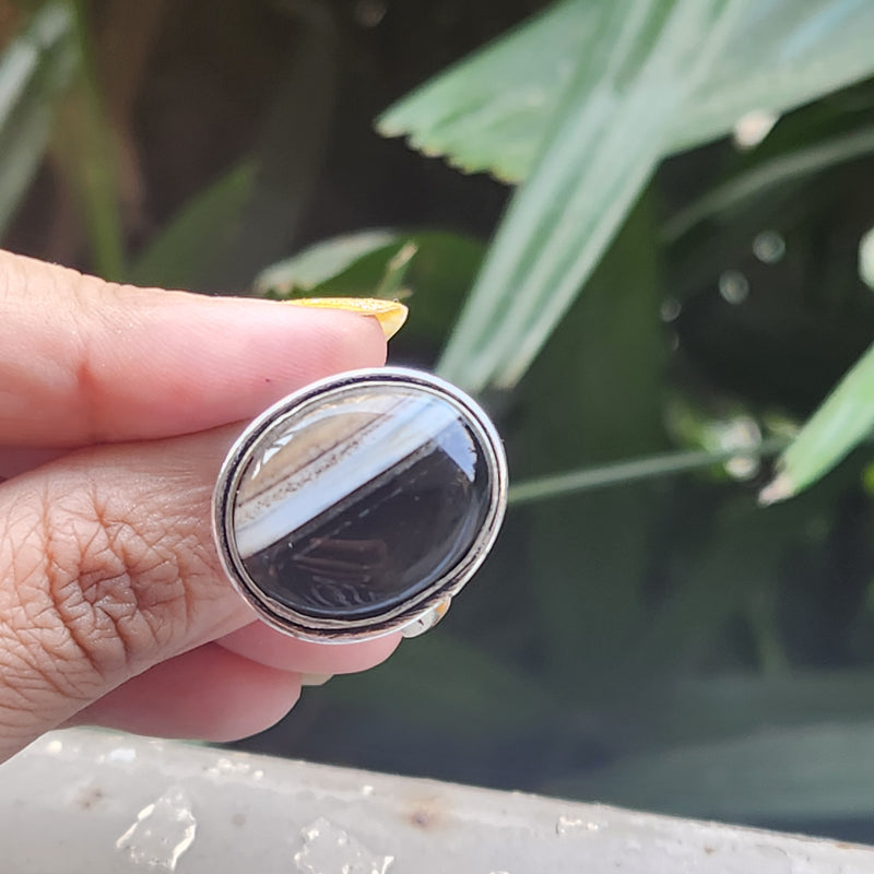 Certified Sulemani Hakik Adjustable Rings- Design 42