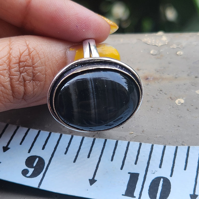 Certified Sulemani Hakik Adjustable Rings- Design 45