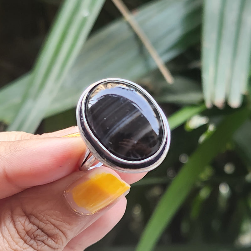 Certified Sulemani Hakik Adjustable Rings- Design 45