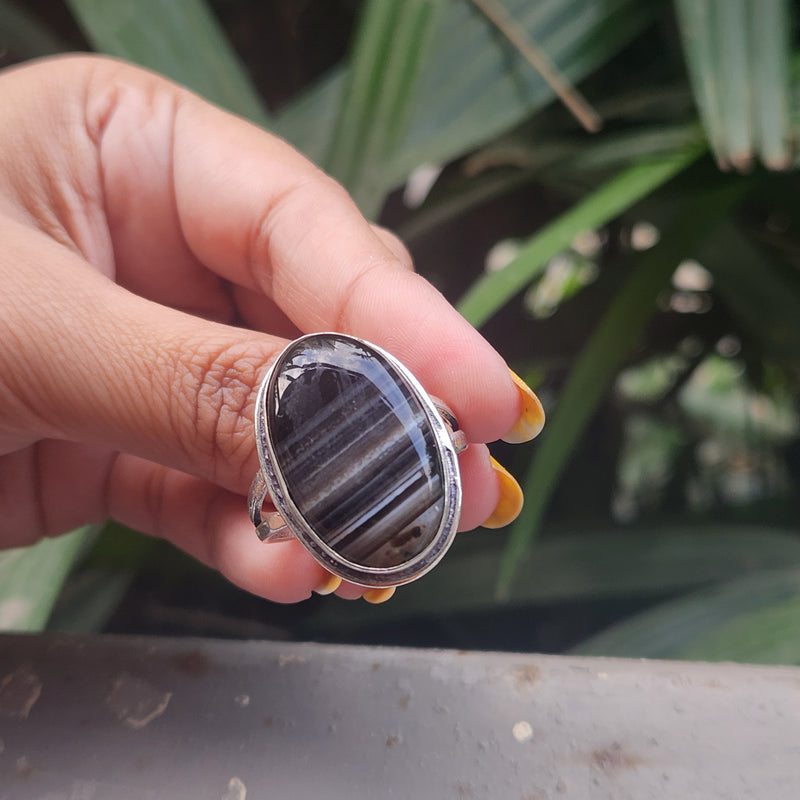 Certified Sulemani Hakik Adjustable Rings- Design 48