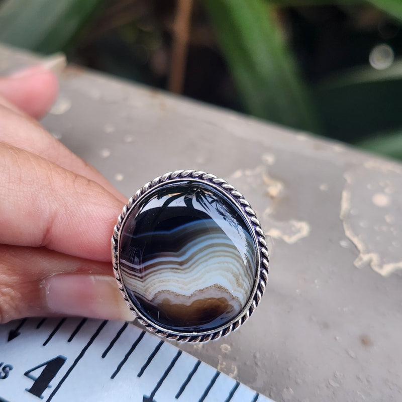 Certified Sulemani Hakik Adjustable Rings- Design 52
