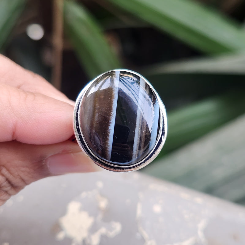 Certified Sulemani Hakik Adjustable Rings- Design 56