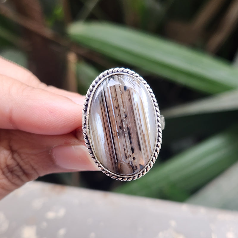 Certified Sulemani Hakik Adjustable Rings- Design 63