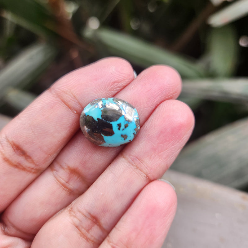 Irani Firoza Turquoise Stone- 13.14 Carat
