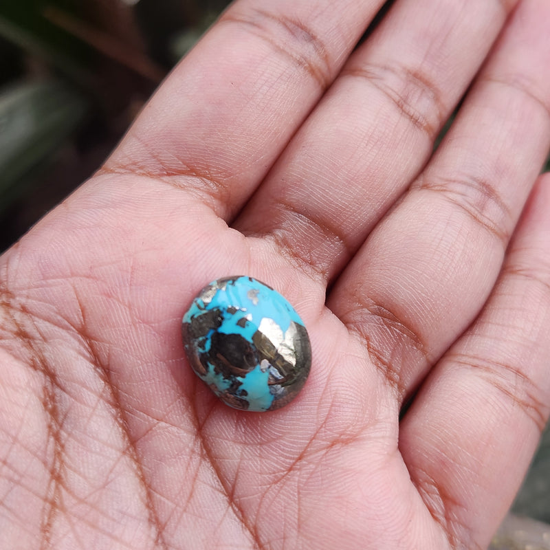 Irani Firoza Turquoise Stone- 13.14 Carat