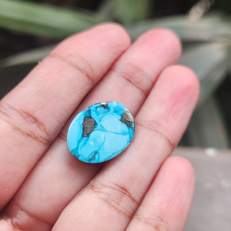 Irani Firoza Turquoise Stone- 12.82 Carat