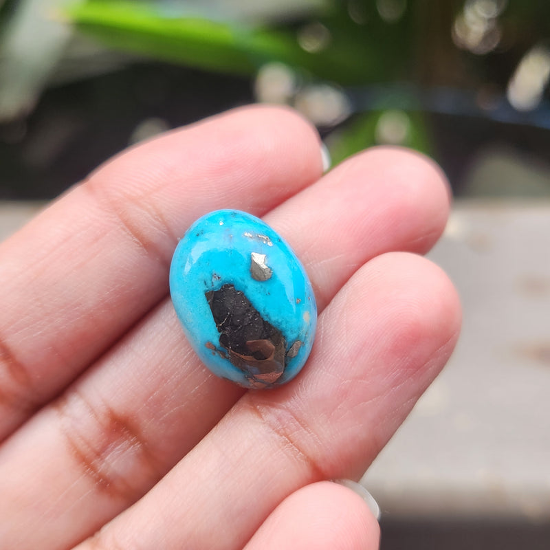 Irani Firoza Turquoise Stone- 15.69 Carat