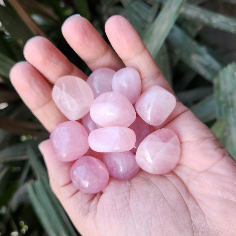Rose Quartz Tumbled Stone for Self Esteem, Compassion and Love