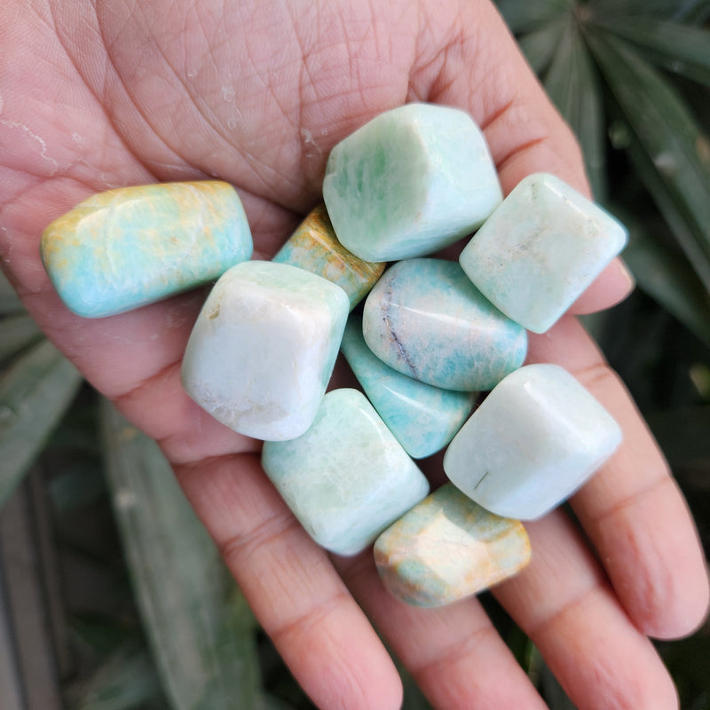 Amazonite Tumbled Stone for Expression, Balance and Inspiration