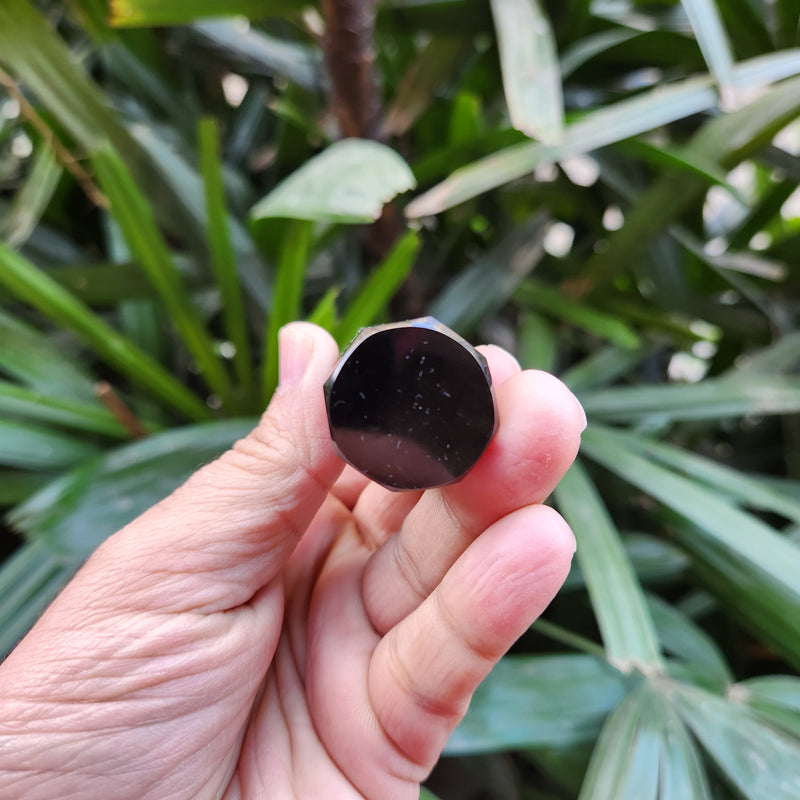Black Obsidian Crystal Wand / Tower
