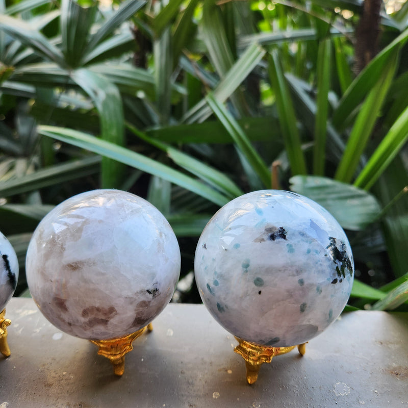 Rainbow Moonstone Crystal Ball Sphere