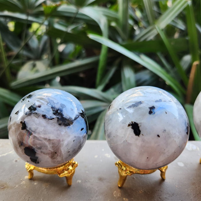 Rainbow Moonstone Crystal Ball Sphere