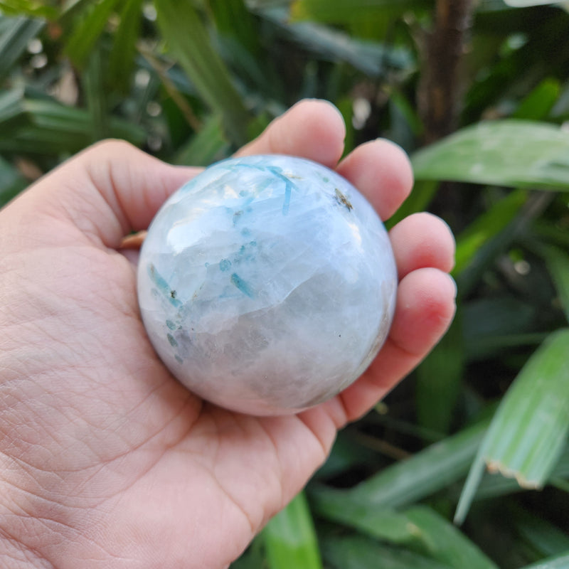 Rainbow Moonstone Crystal Ball Sphere