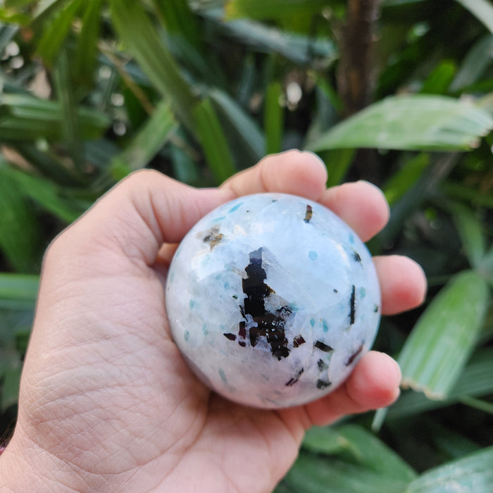 Rainbow Moonstone Crystal Ball Sphere