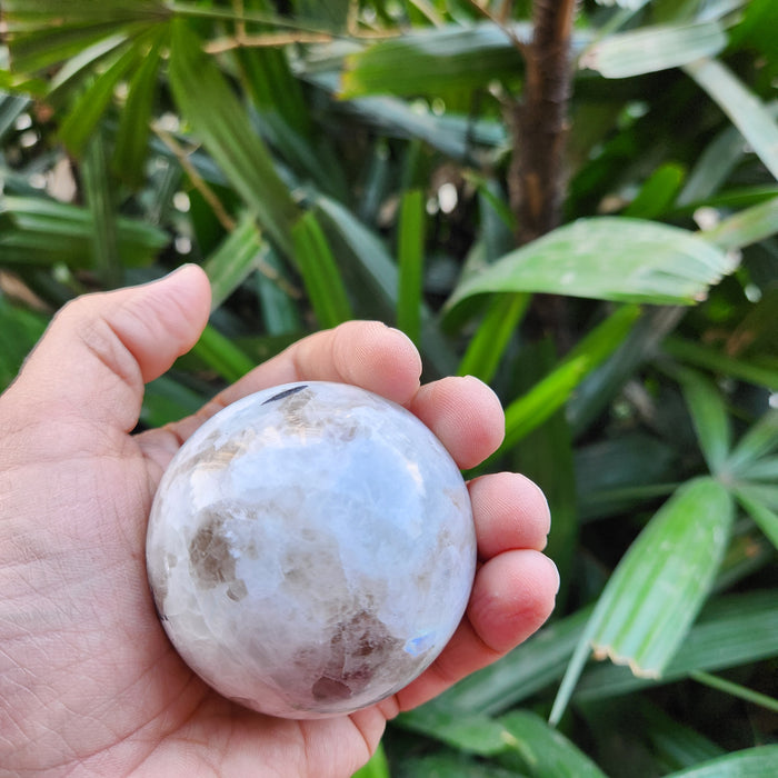Rainbow Moonstone Crystal Ball Sphere