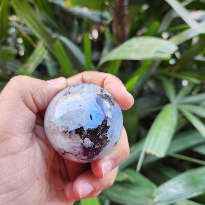 Rainbow Moonstone Crystal Ball Sphere