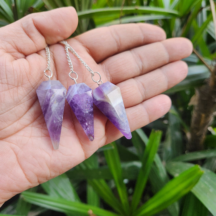 Amethyst Crystal Pendulum