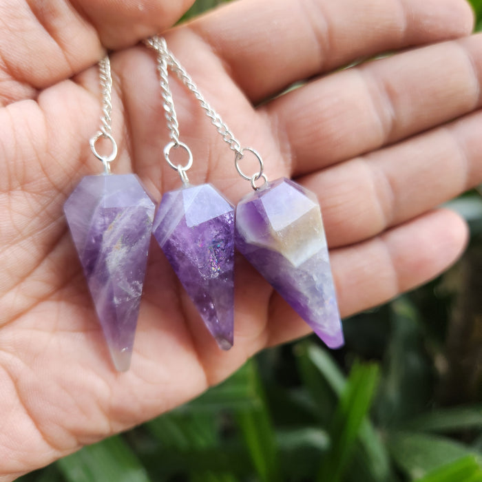 Amethyst Crystal Pendulum