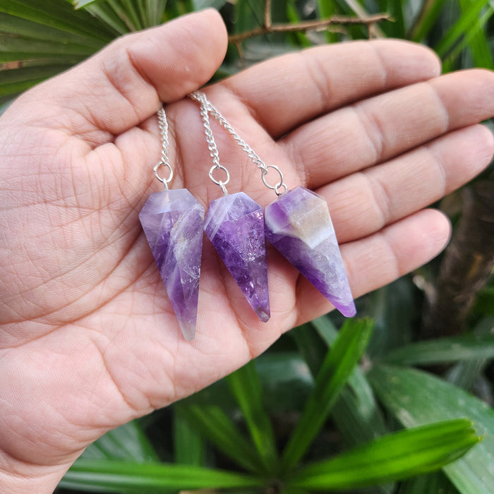 Amethyst Crystal Pendulum