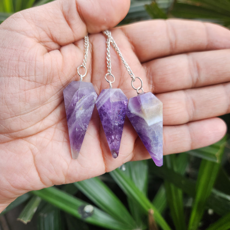 Amethyst Crystal Pendulum