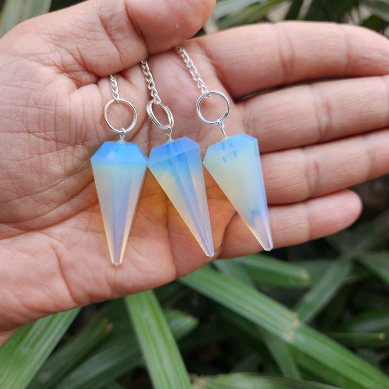 Opalite Crystal Pendulum