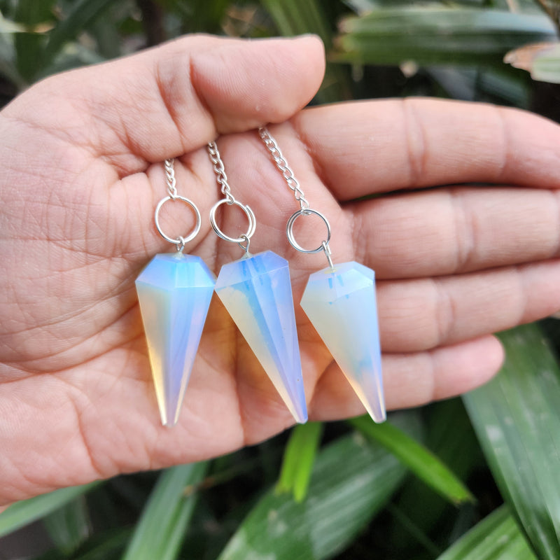 Opalite Crystal Pendulum