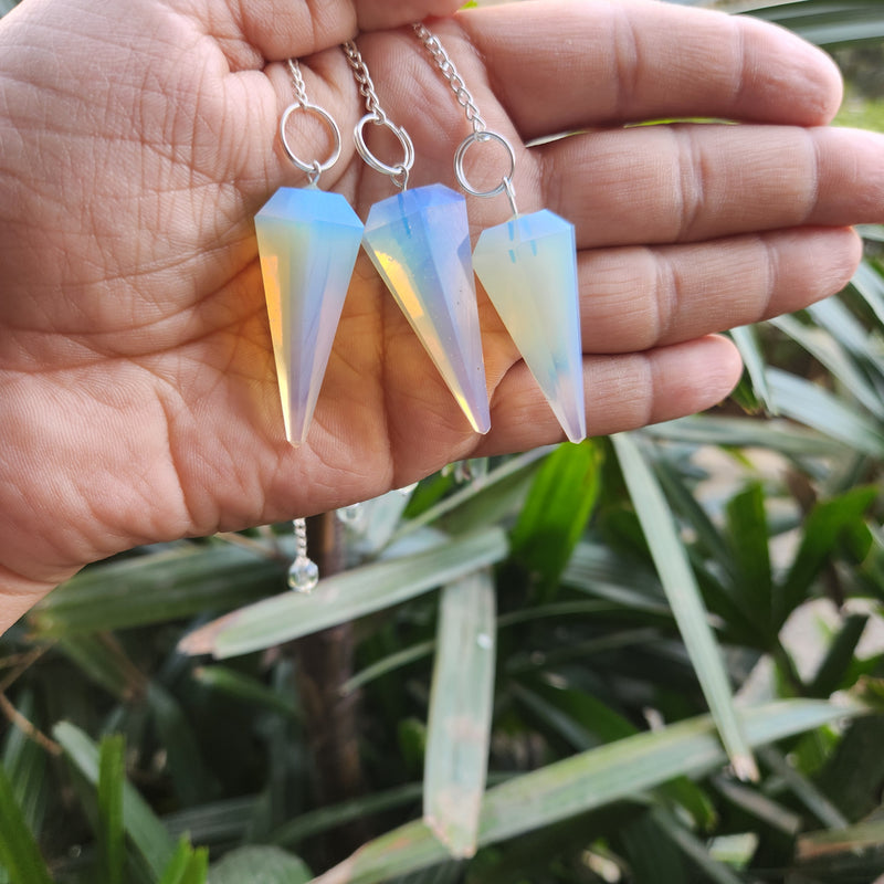Opalite Crystal Pendulum