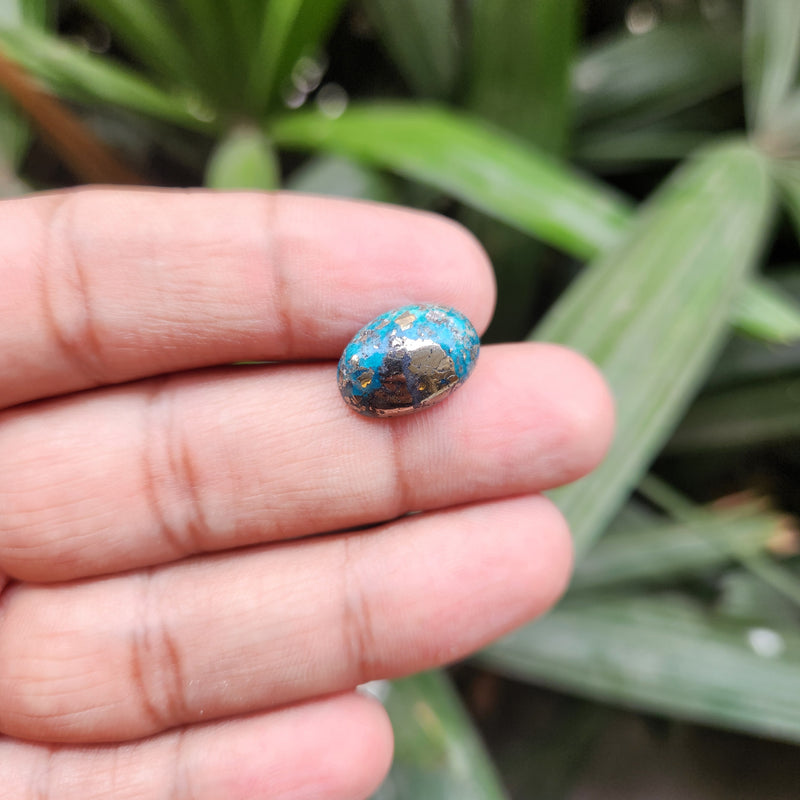 Irani Firoza Turquoise Stone- 9.68 Carat