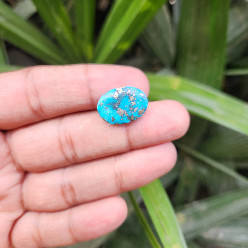 Irani Firoza Turquoise Stone- 10.83 Carat