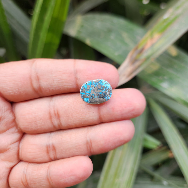 Irani Firoza Turquoise Stone- 11.35 Carat