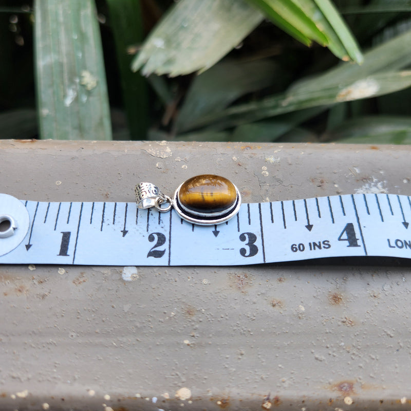 Certified Tiger Eye Pendant without Chain - Design 15