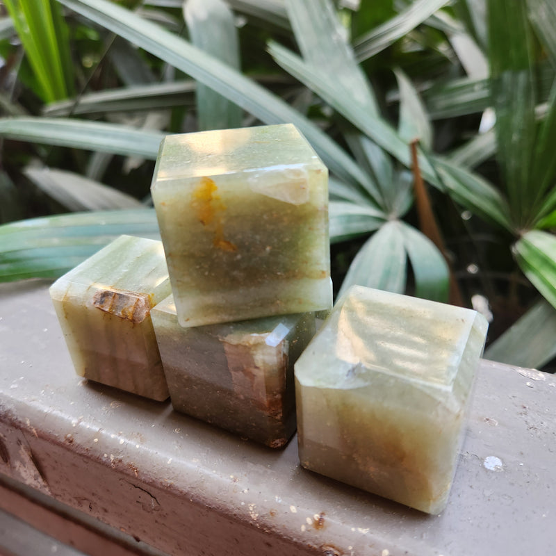 Green Aventurine Crystal Cubes