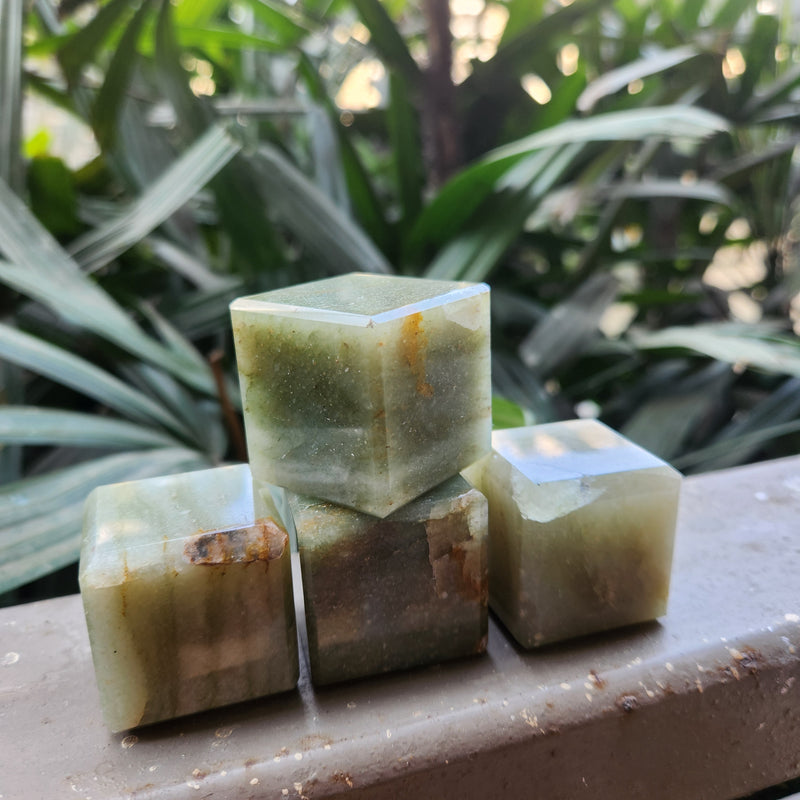Green Aventurine Crystal Cubes