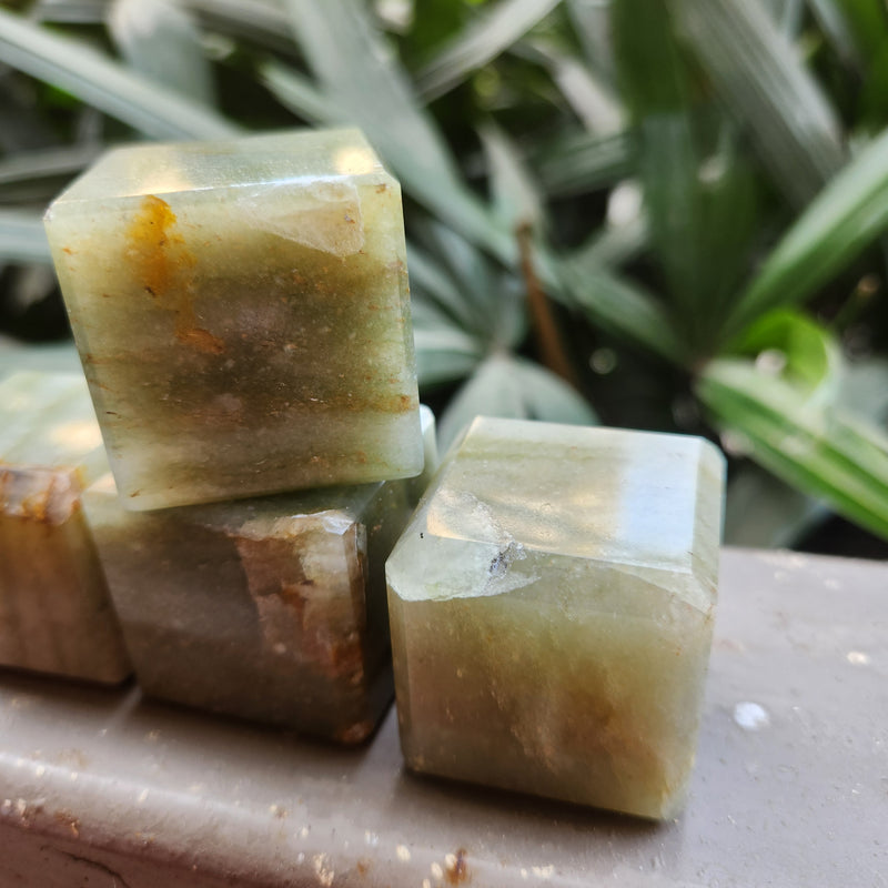 Green Aventurine Crystal Cubes