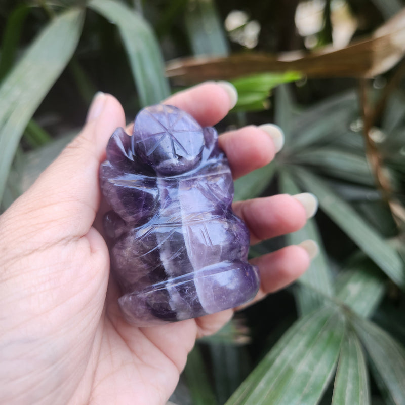Amethyst Ganesha for Spirituality, Intuition, Positivity & Guidance