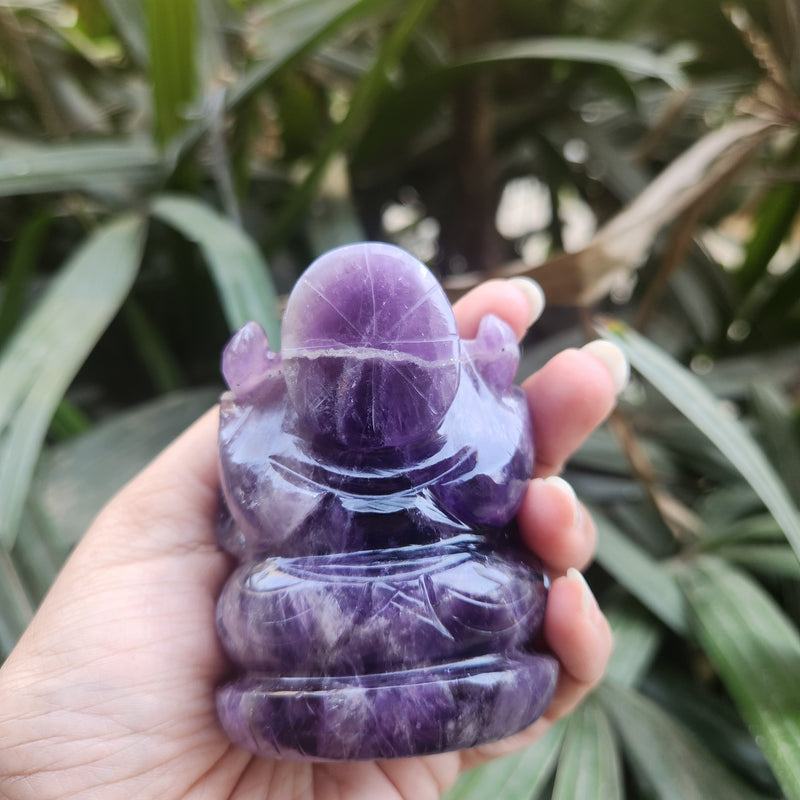 Amethyst Ganesha for Spirituality, Intuition, Positivity & Guidance