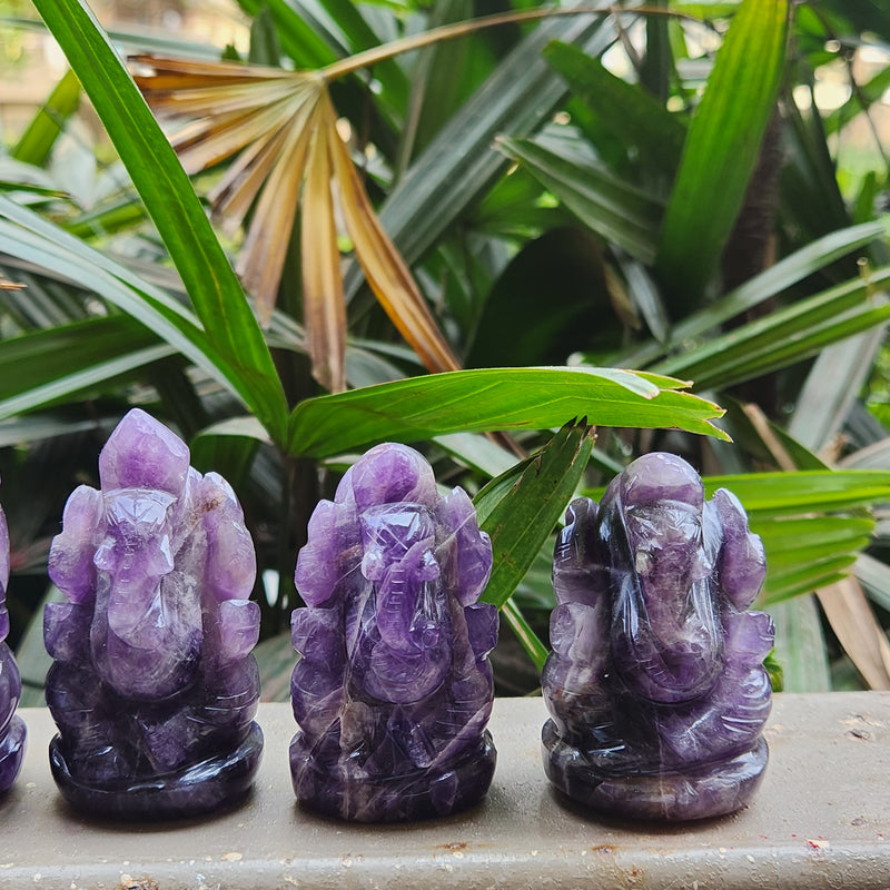 Amethyst Ganesha for Spirituality, Intuition, Positivity & Guidance
