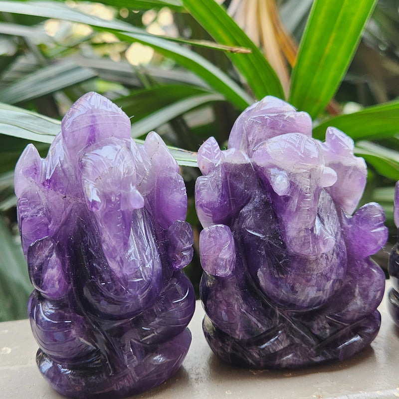 Amethyst Ganesha for Spirituality, Intuition, Positivity & Guidance