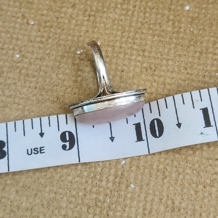 Certified Rose Quartz Adjustable Rings- R73