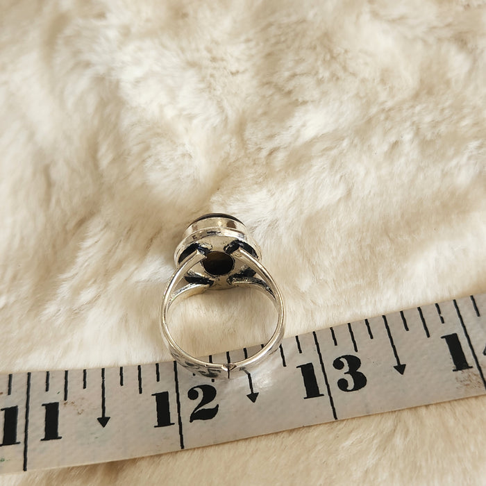 Certified Tiger Eye Adjustable Ring -R14