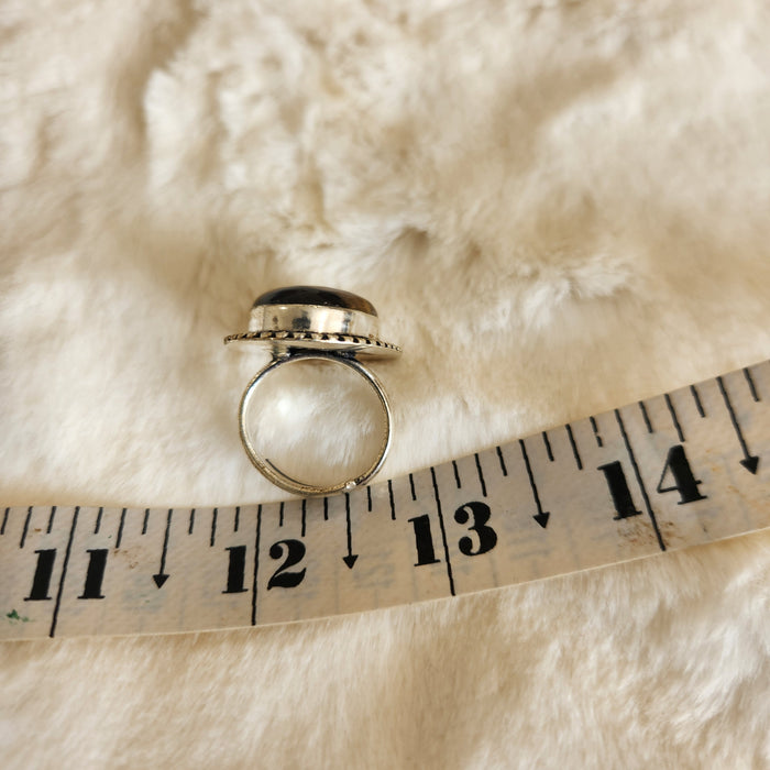 Certified Tiger Eye Adjustable Ring -R19